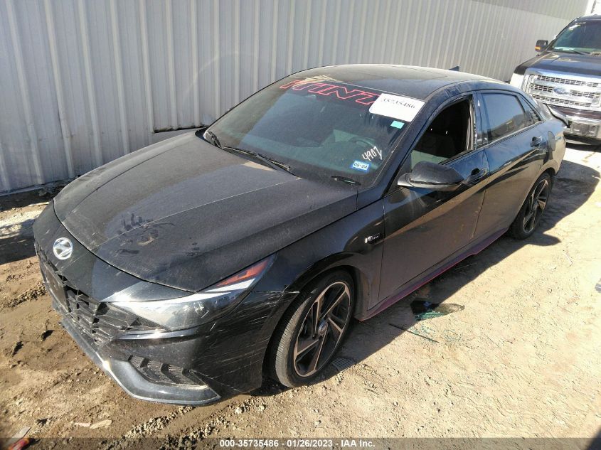 2022 HYUNDAI ELANTRA N LINE VIN: KMHLR4AF1NU328603