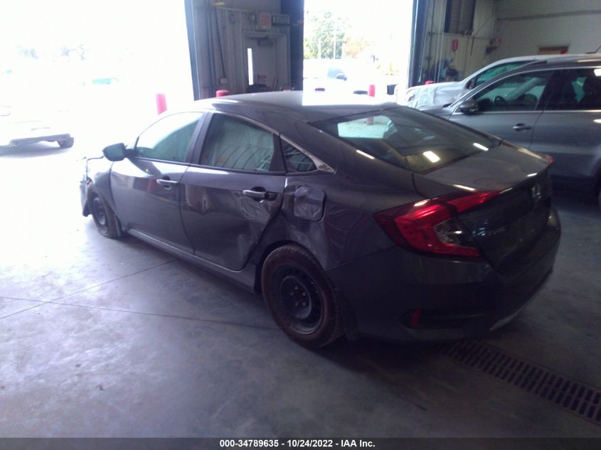 2021 HONDA CIVIC SEDAN LX VIN: 2HGFC2F69MH509743