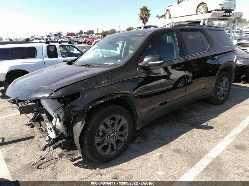 2021 CHEVROLET TRAVERSE RS VIN: 1GNEVJKW5MJ143970