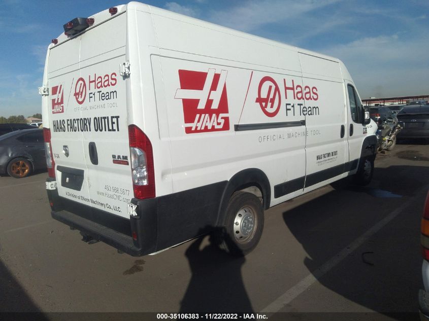 2021 RAM PROMASTER CARGO VAN VIN: 3C6MRVJG6ME568032