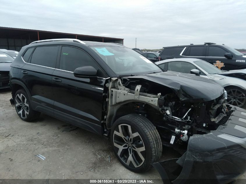 2022 VOLKSWAGEN TAOS SEL VIN: 3VV2X7B27NM066417