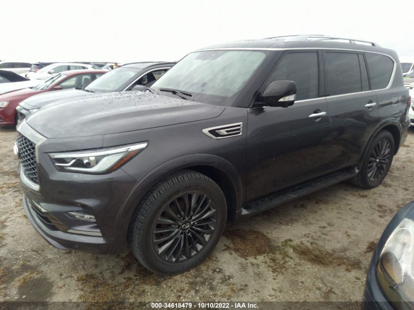 2022 INFINITI QX80 PREMIUM SELECT VIN: JN8AZ2AF2N9742447