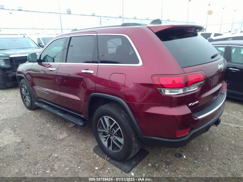 2021 JEEP GRAND CHEROKEE LIMITED VIN: 1C4RJFBG7MC717114