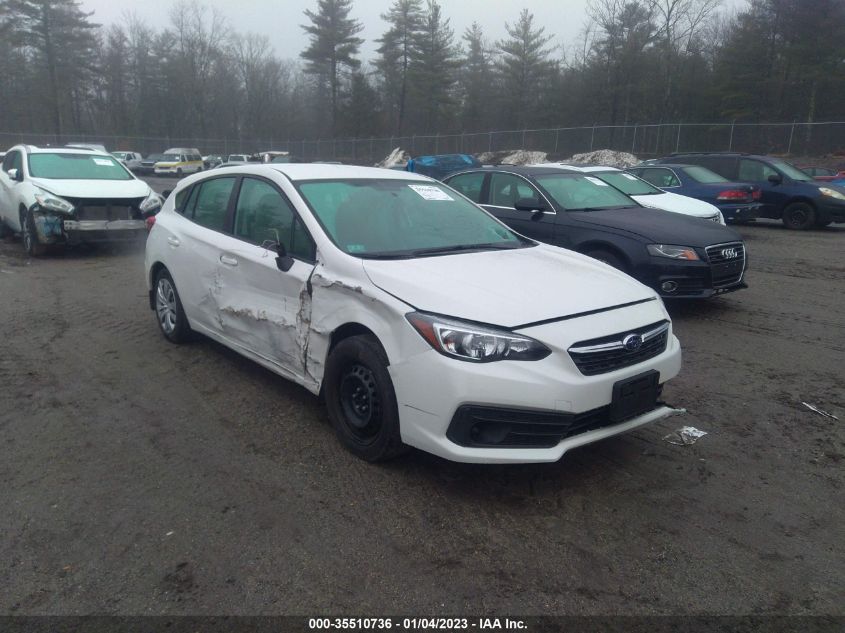 2022 SUBARU IMPREZA VIN: 4S3GTAB6XN3711787