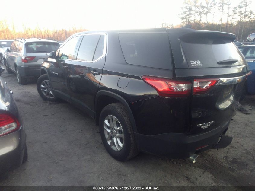 2020 CHEVROLET TRAVERSE LS VIN: 1GNERFKWXLJ120202