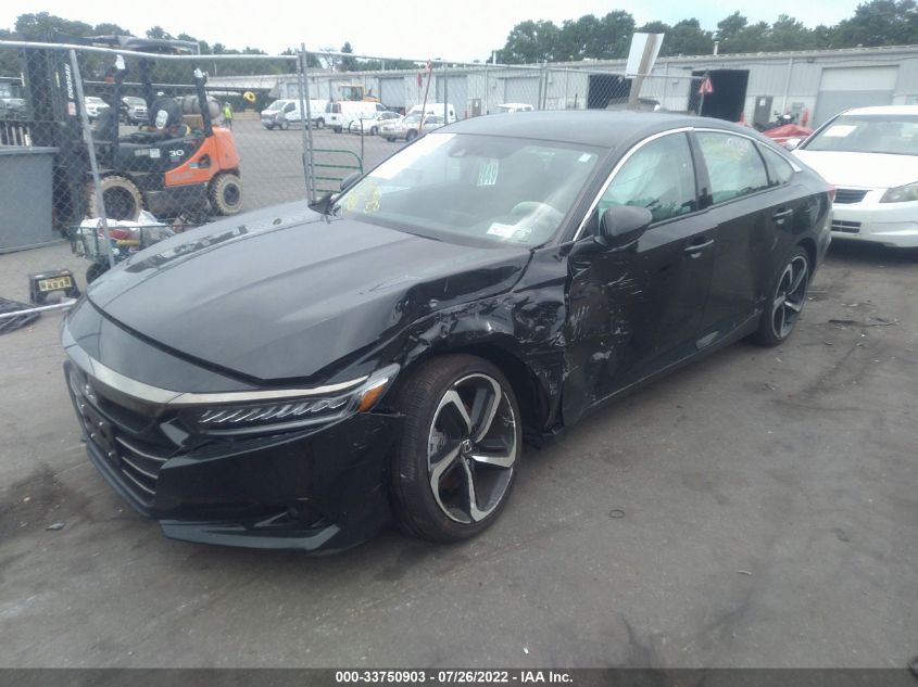 2021 HONDA ACCORD SEDAN SPORT SE VIN: 1HGCV1F47MA118997