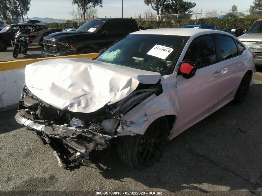 2022 HONDA CIVIC SEDAN SPORT VIN: 2HGFE2F53NH527979