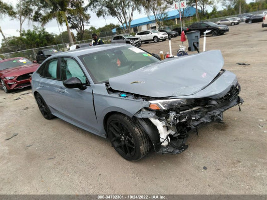 2022 HONDA CIVIC SEDAN SPORT VIN: 2HGFE2F50NH573396