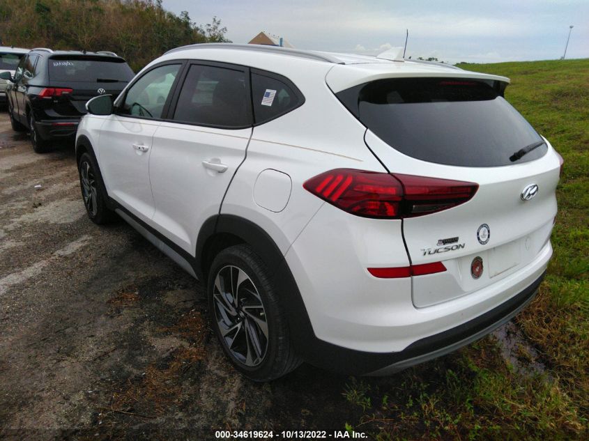 2021 HYUNDAI TUCSON SPORT VIN: KM8J33AL2MU283758