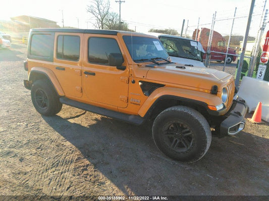 2021 JEEP WRANGLER UNLIMITED SAHARA VIN: 1C4HJXEG8MW665617