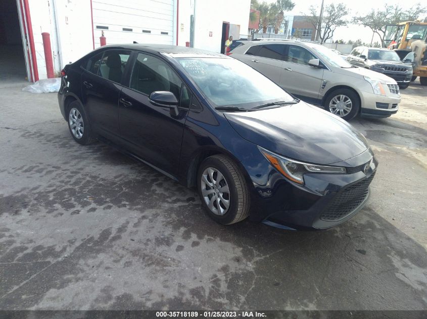 2022 TOYOTA COROLLA LE VIN: 5YFEPMAE4NP320597