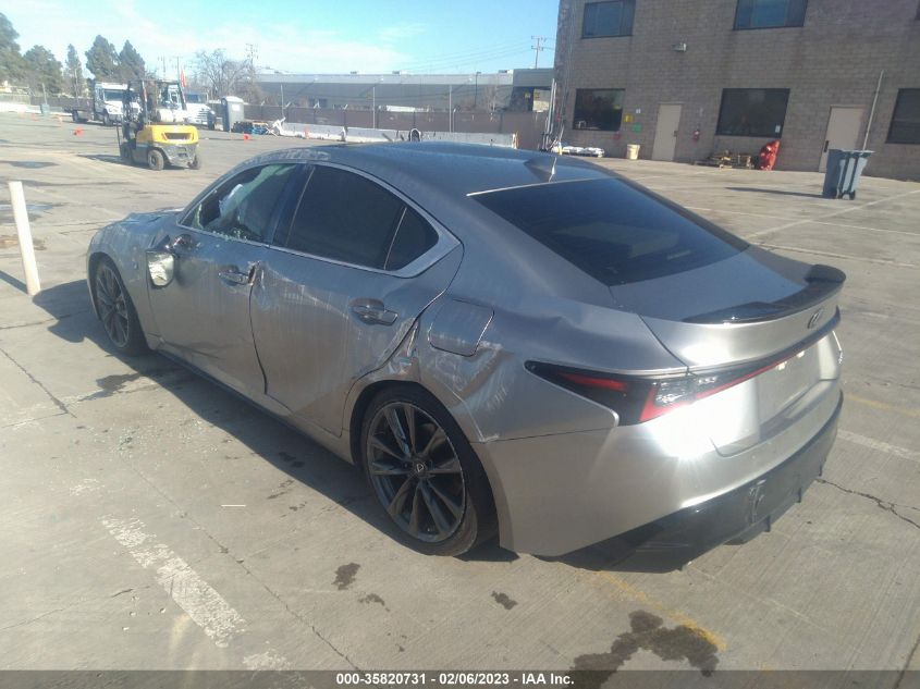 2022 LEXUS IS IS 350 F SPORT VIN: JTHGZ1B24N5049946