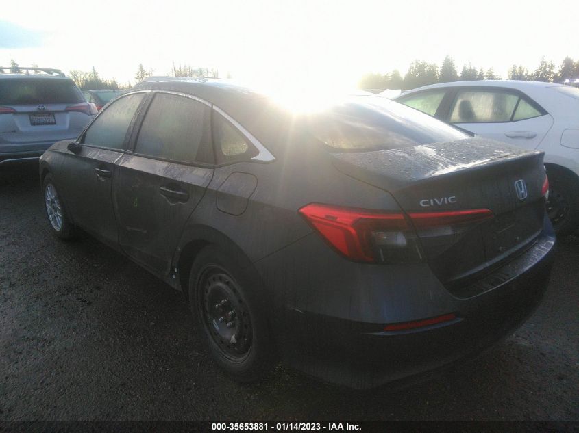 2022 HONDA CIVIC SEDAN TOURING VIN: 2HGFE1F92NH320352
