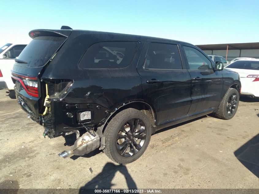 2022 DODGE DURANGO SXT VIN: 1C4RDJAG6NC129816