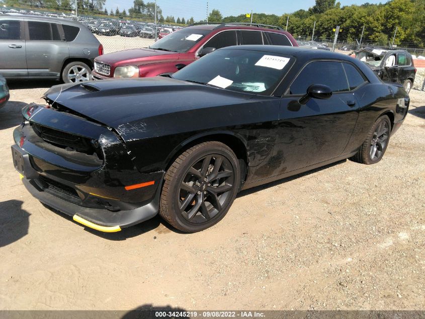 2022 DODGE CHALLENGER R/T VIN: 2C3CDZBT9NH144358