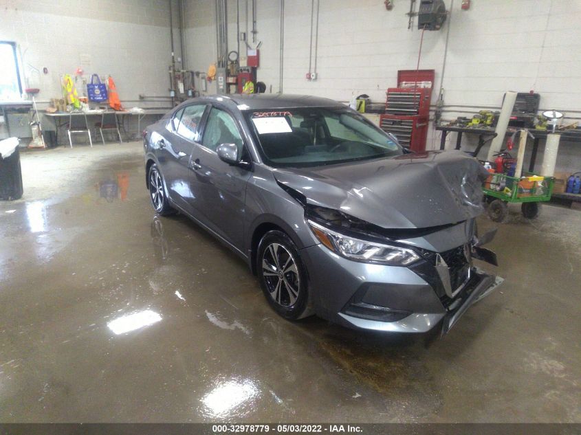 2021 NISSAN SENTRA SV VIN: 3N1AB8CV4MY293128