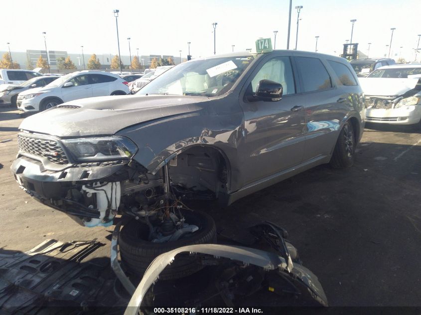 2022 DODGE DURANGO GT PLUS VIN: 1C4RDJDG6NC159927