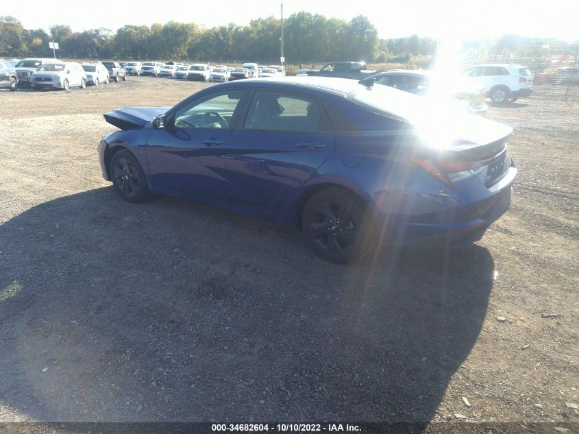 2022 HYUNDAI ELANTRA SEL VIN: 5NPLS4AG4NH070475