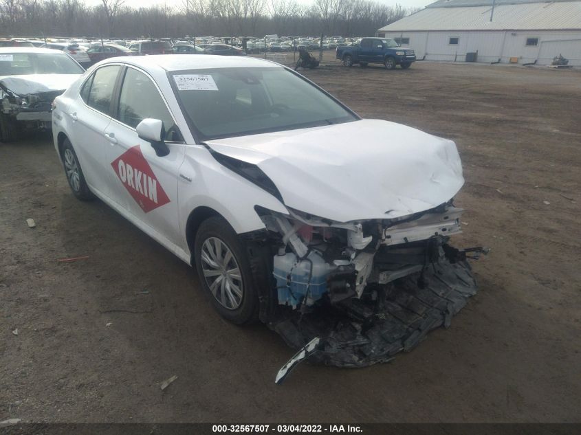 2021 TOYOTA CAMRY HYBRID LE VIN: 4T1C31AK7MU568167