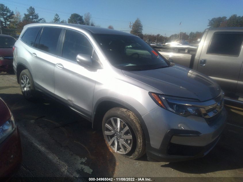 2021 HONDA PILOT EX VIN: 5FNYF5H32MB047633
