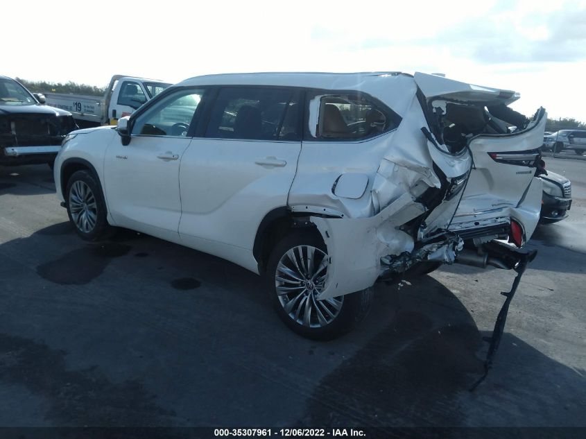2021 TOYOTA HIGHLANDER HYBRID PLATINUM VIN: 5TDFARAH8MS009936