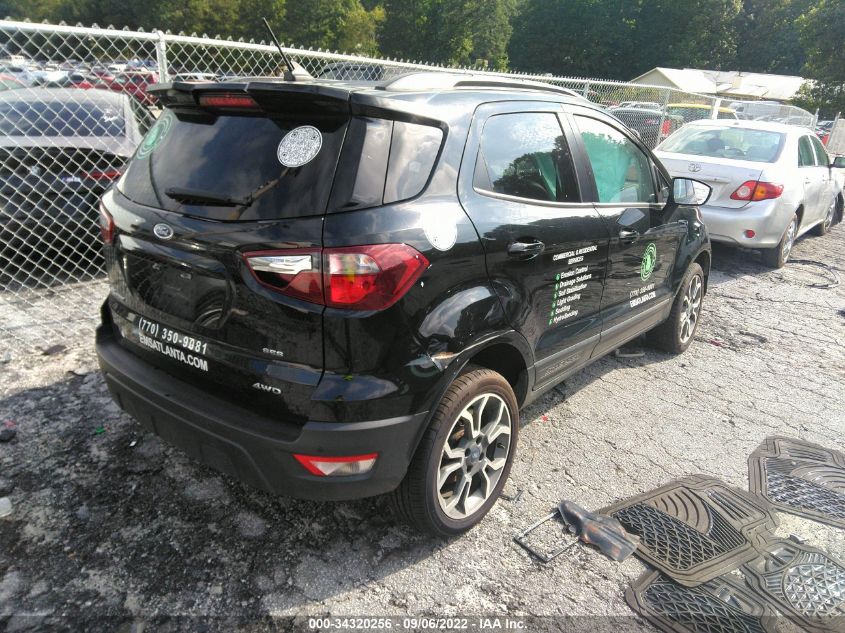 2020 FORD ECOSPORT SES VIN: MAJ6S3JL0LC358349