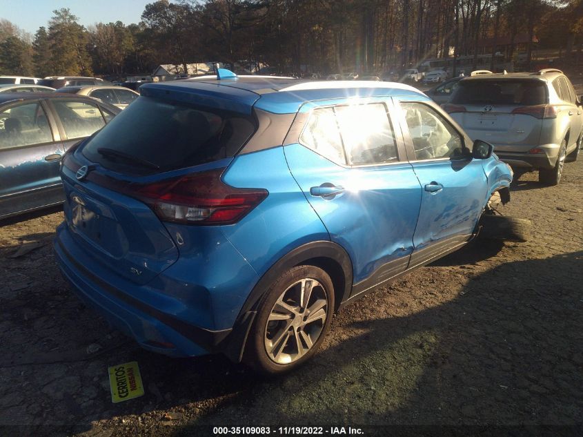 2021 NISSAN KICKS SV VIN: 3N1CP5CV2ML521889