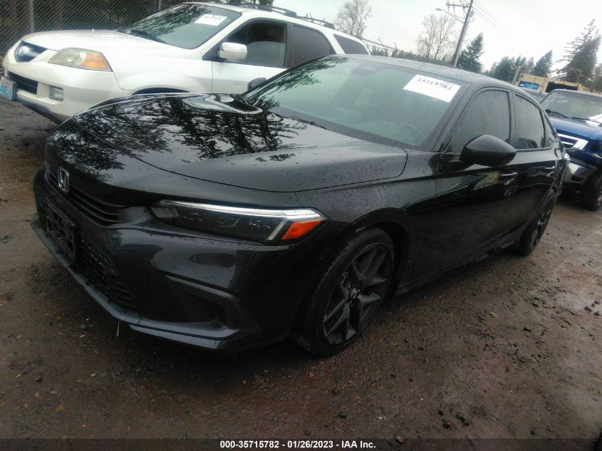 2022 HONDA CIVIC SEDAN SPORT VIN: 2HGFE2F53NH504430