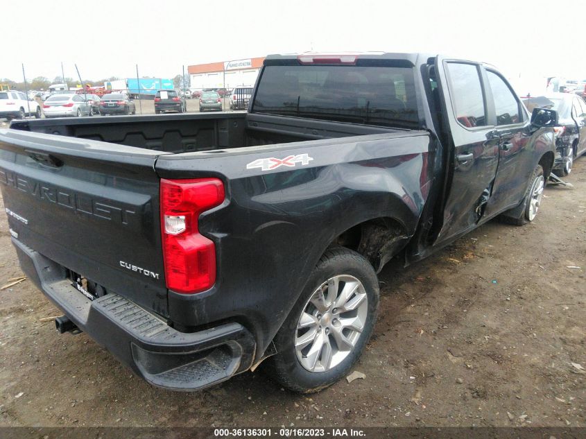 2022 CHEVROLET SILVERADO 1500 CUSTOM VIN: 1GCPDBEK1NZ584095