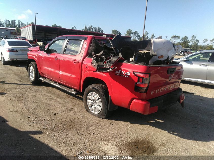 2022 NISSAN FRONTIER SV VIN: 1N6ED1EK0NN603113