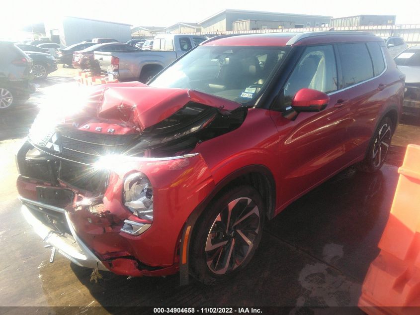 2022 MITSUBISHI OUTLANDER SEL VIN: JA4J3VA87NZ016237