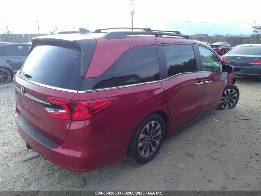 2022 HONDA ODYSSEY EX-L VIN: 5FNRL6H76NB004341