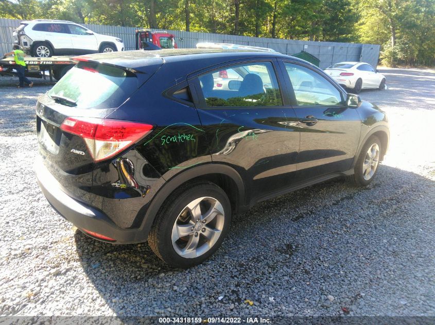 2021 HONDA HR-V LX VIN: 3CZRU6H35MM753078