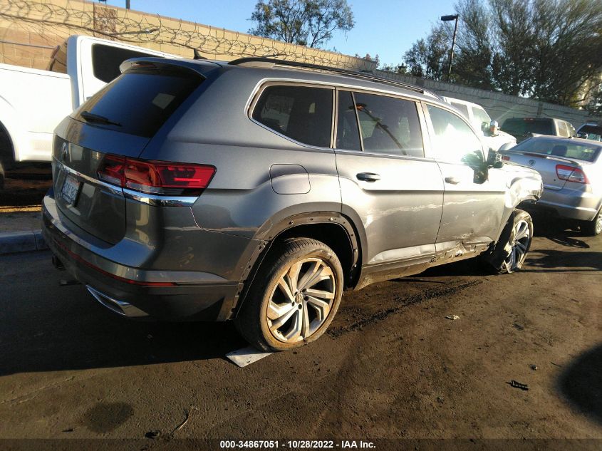 2021 VOLKSWAGEN ATLAS 3.6L V6 SE W/TECHNOLOGY VIN: 1V2WR2CA8MC511636