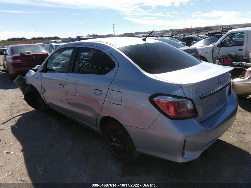 2021 MITSUBISHI MIRAGE G4 ES/LE/CARBONITE EDITION VIN: ML32FUFJ1MHF05640