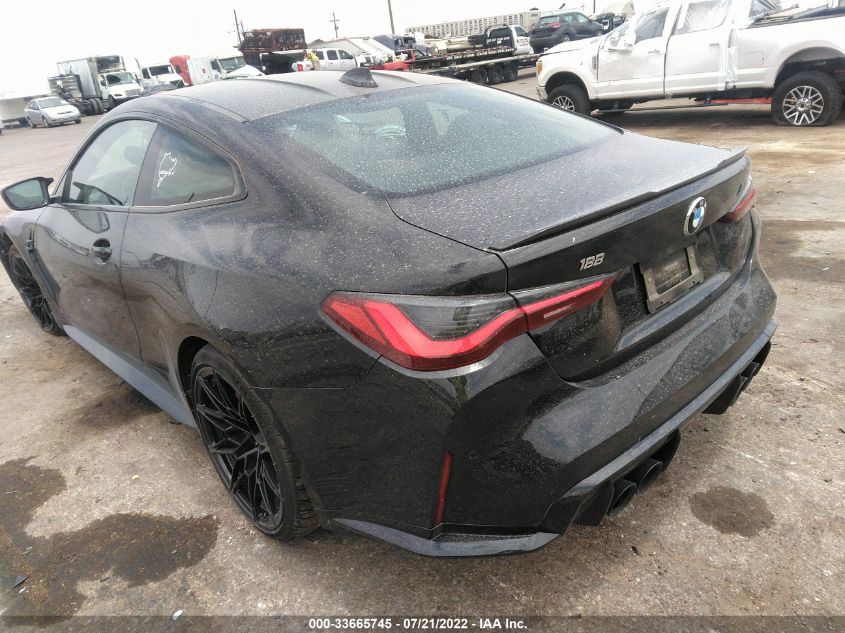 2021 BMW M4 COMPETITION VIN: WBS33AZ09MCG80462
