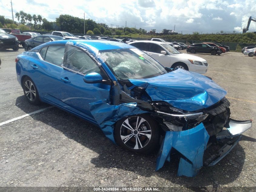 2021 NISSAN SENTRA SV VIN: 3N1AB8CVXMY218255