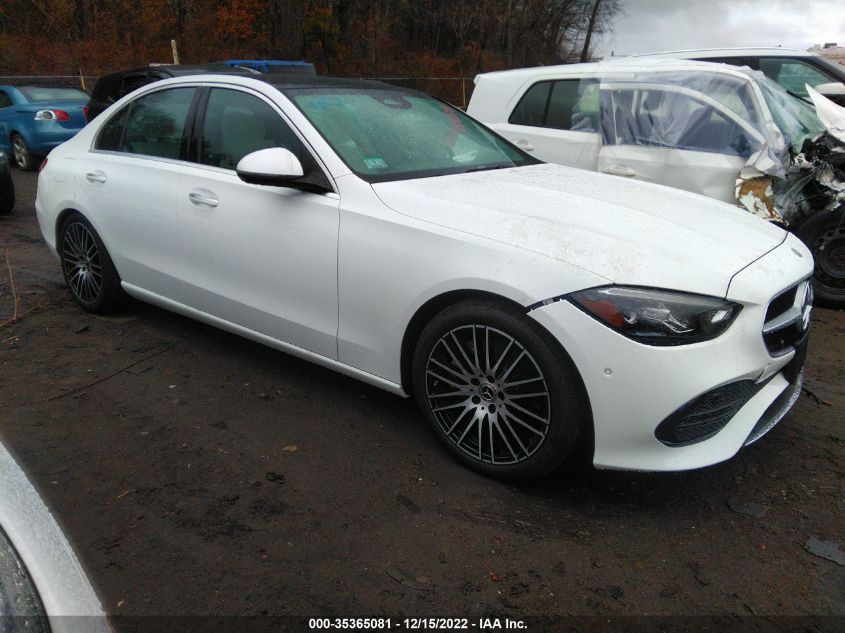 2022 MERCEDES-BENZ C-CLASS C 300 VIN: W1KAF4HB9NR014438