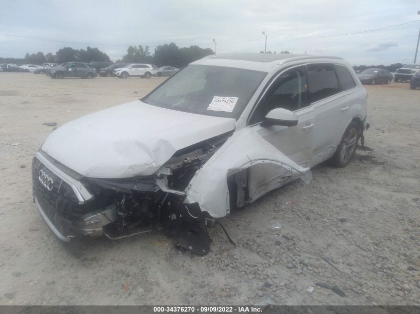 2021 AUDI Q7 PREMIUM PLUS VIN: WA1LXAF77MD012898