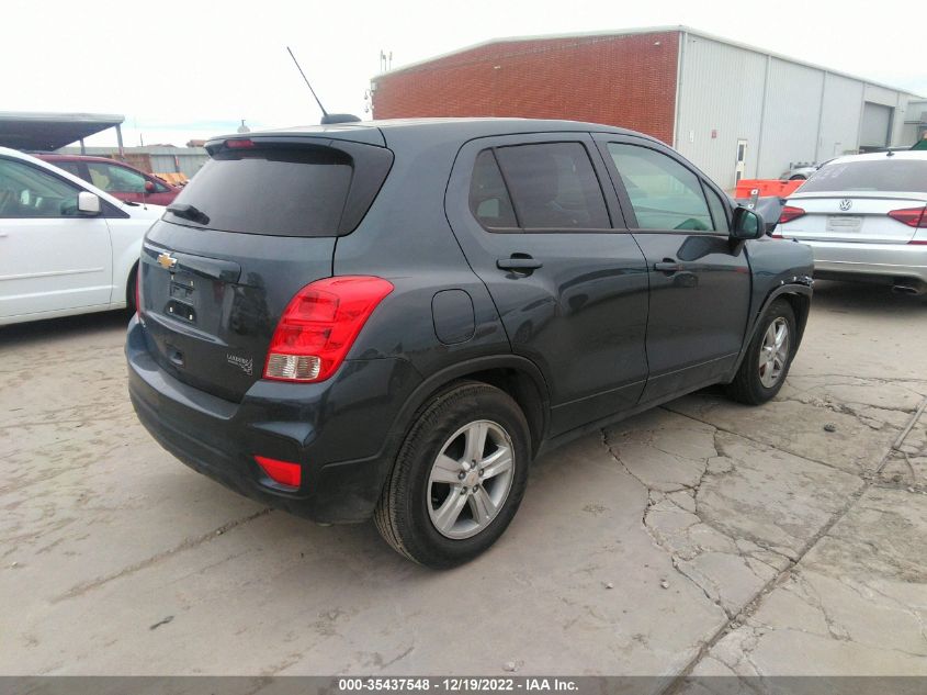 2021 CHEVROLET TRAX LS VIN: KL7CJKSB1MB358364
