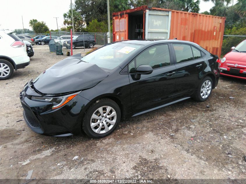 2021 TOYOTA COROLLA LE VIN: JTDEPMAEXMJ141323