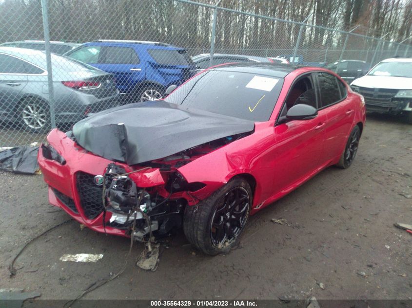 2021 ALFA ROMEO GIULIA VIN: ZARFAMAN2M7641260