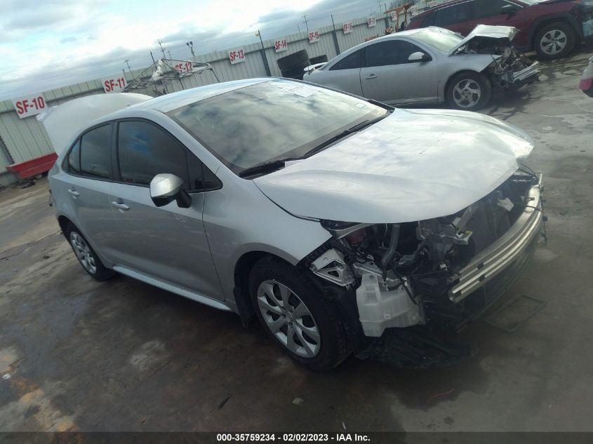 2022 TOYOTA COROLLA LE VIN: JTDEPMAE7N3027284