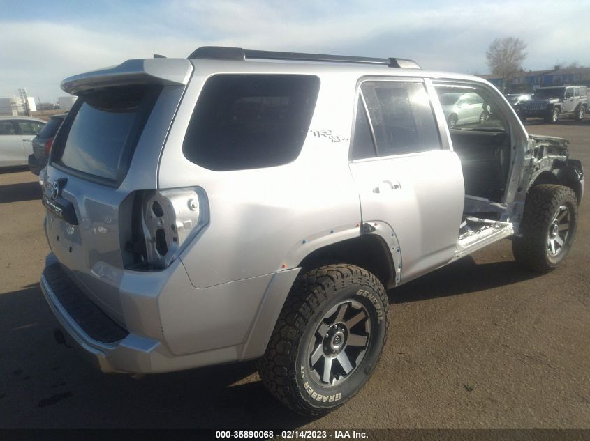 2022 TOYOTA 4RUNNER TRD OFF ROAD PREMIUM VIN: JTERU5JR1N5982844