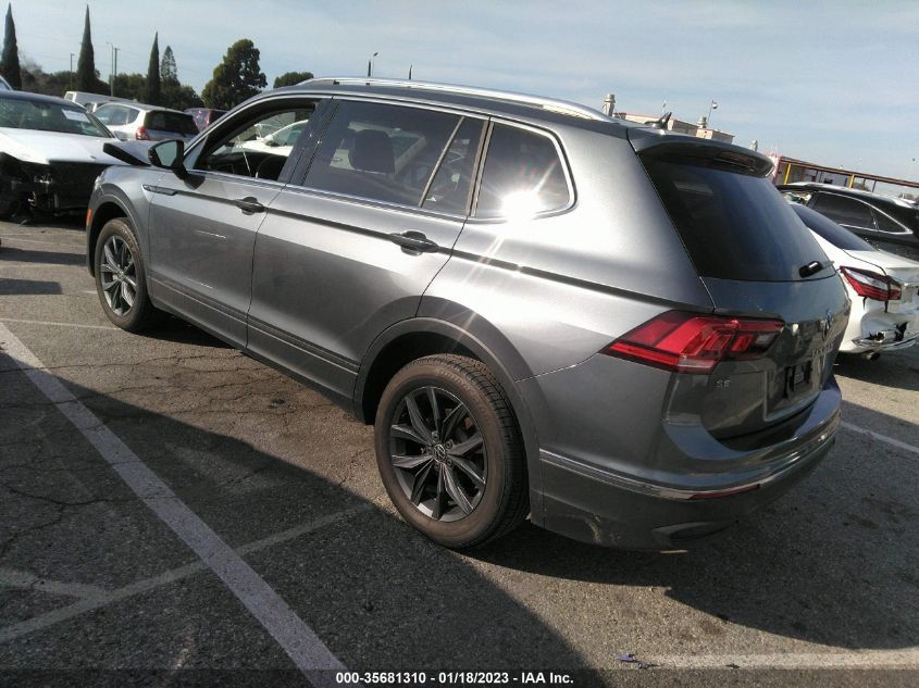 2022 VOLKSWAGEN TIGUAN SE VIN: 3VV3B7AX8NM169975