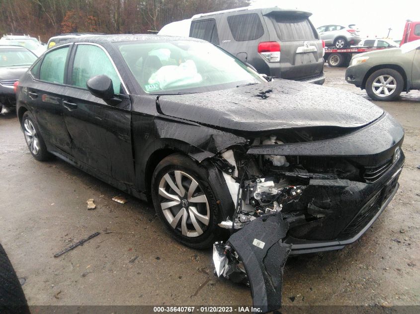2022 HONDA CIVIC SEDAN LX VIN: 2HGFE2F2XNH546602