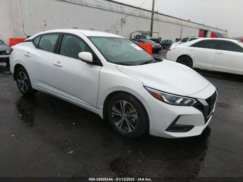 2022 NISSAN SENTRA SV VIN: 3N1AB8CVXNY231590