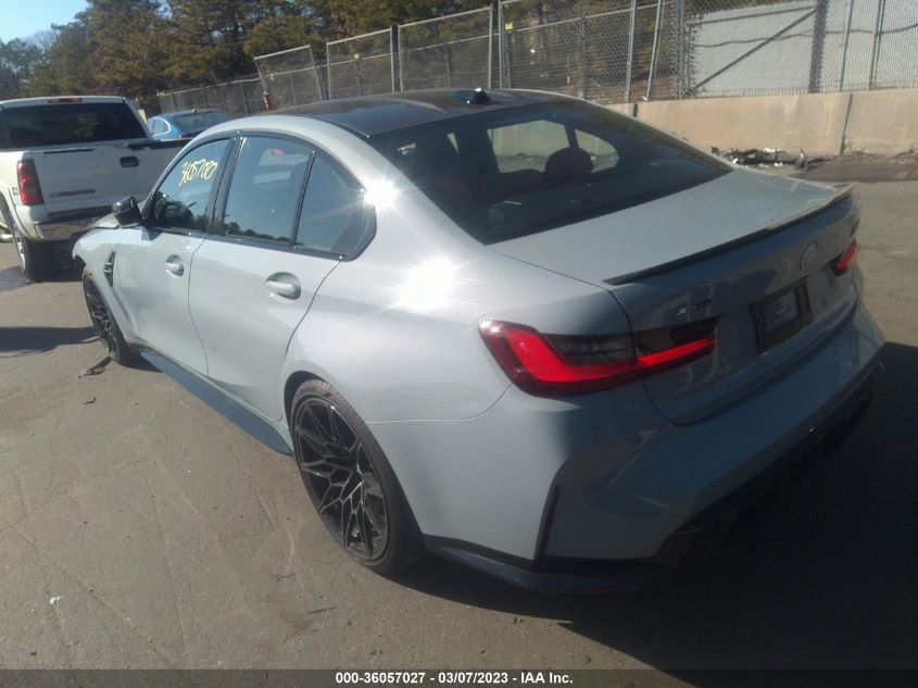 2023 BMW M3 COMPETITION XDRIVE VIN: WBS43AY03PFN33009