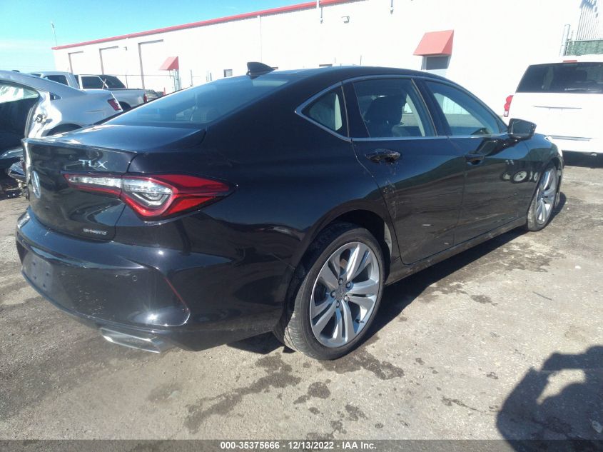 2021 ACURA TLX W/TECHNOLOGY PACKAGE VIN: 19UUB6F49MA002419
