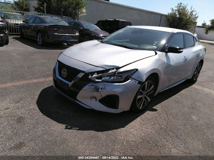 2020 NISSAN MAXIMA SV VIN: 1N4AA6CV0LC361197